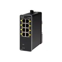 Cisco Industrial Ethernet 1000 Series - Commutateur - Géré - 2 x 10 - 100 (liaison montante) + 6 x ... (IE-1000-6T2T-LM)_1
